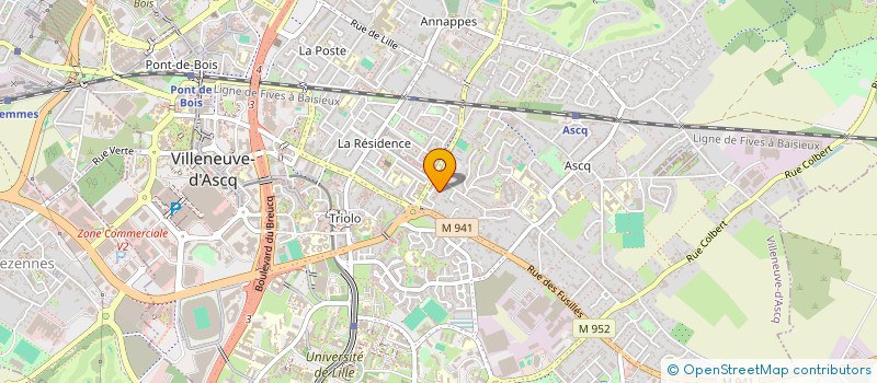 localisation de l'entreprise MONSIEUR BRUNO WALLET  VILLENEUVE-D'ASCQ