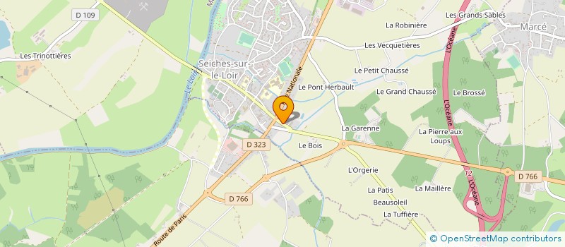 localisation de l'entreprise MONSIEUR BRUNO WALLOP à SEICHES-SUR-LE-LOIR