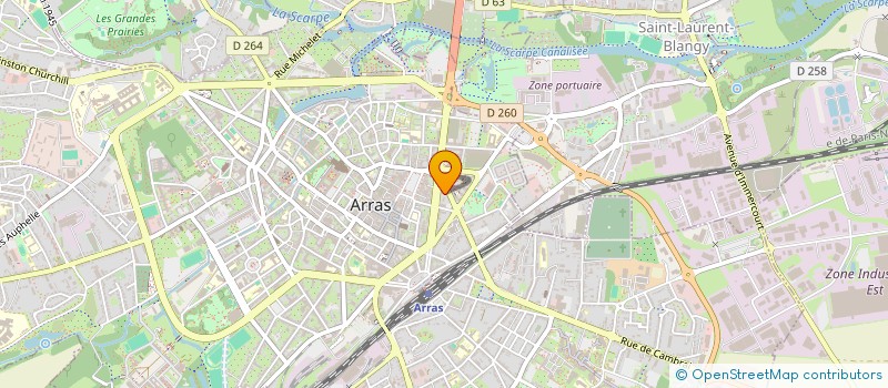 localisation de l'entreprise MONSIEUR BRUNO WARNIER à ARRAS