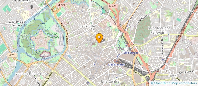 localisation de l'entreprise MONSIEUR BRUNO WAROQUET à LILLE