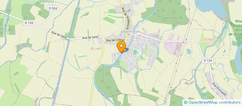 localisation de l'entreprise MONSIEUR BRUNO WEBER  OBENHEIM