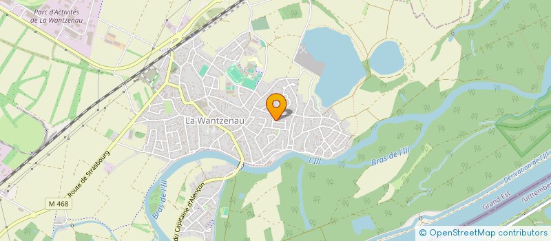 localisation de l'entreprise MONSIEUR BRUNO WILLERVAL  LA WANTZENAU