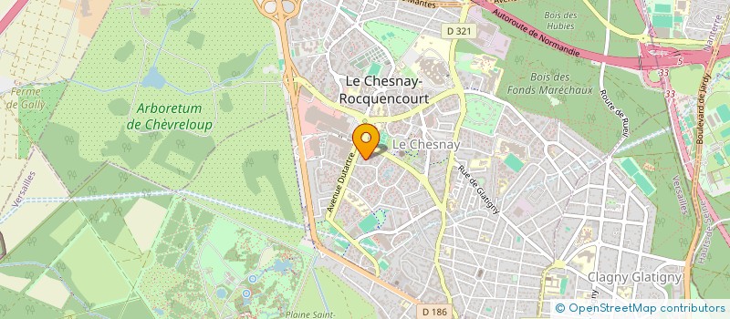 localisation de l'entreprise MONSIEUR BRUNO WILLIGSECEKR  LE CHESNAY-ROCQUENCOURT