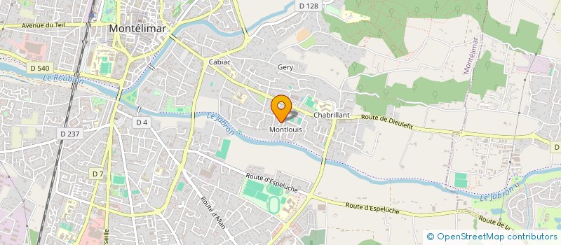 localisation de l'entreprise MONSIEUR BRUNO WINANDY  MONTELIMAR