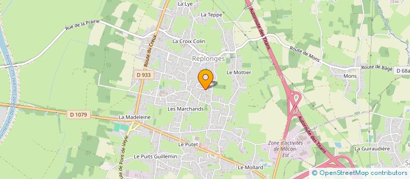 localisation de l'entreprise MONSIEUR BRUNO WINCKEL  REPLONGES