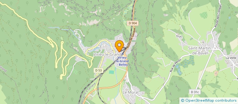 localisation de l'entreprise MONSIEUR BRUNO WITKOWSKI  VIRIEU-LE-GRAND