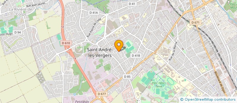 localisation de l'entreprise MONSIEUR BRUNO WITZER à SAINT-ANDRE-LES-VERGERS