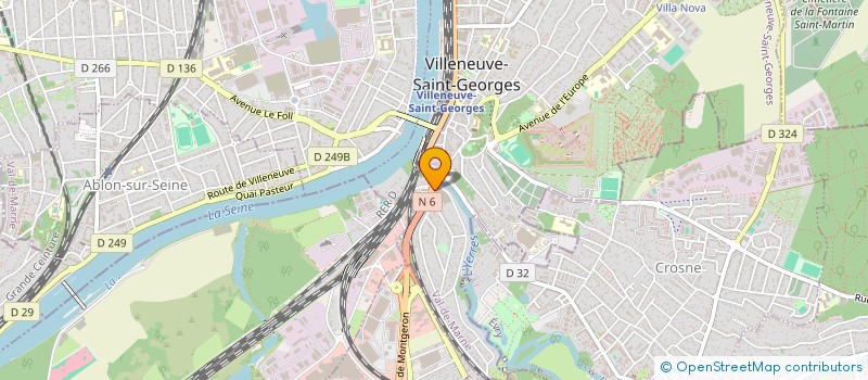 localisation de l'entreprise MONSIEUR BRUNO WOLKER  VILLENEUVE-SAINT-GEORGES