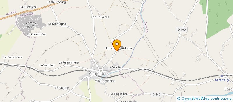 localisation de l'entreprise MONSIEUR BRUNO YZET  CAMETOURS