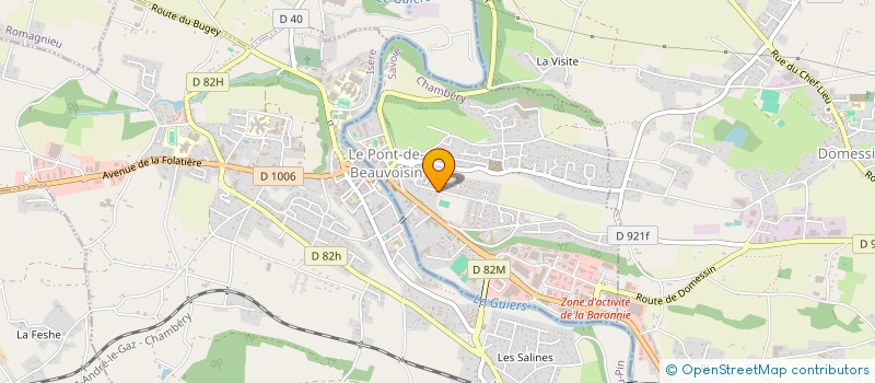 localisation de l'entreprise MONSIEUR BRUNO ZACCARONI  LE PONT-DE-BEAUVOISIN