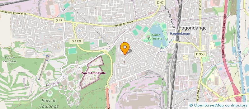 localisation de l'entreprise MONSIEUR BRUNO ZANETTI à HAGONDANGE