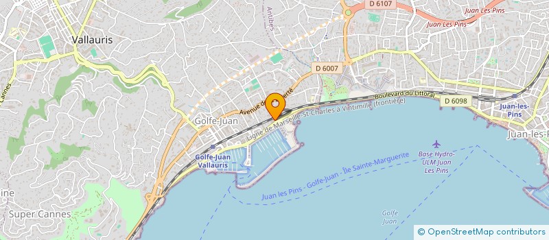 localisation de l'entreprise MONSIEUR BRUNO ZILIANI  VALLAURIS