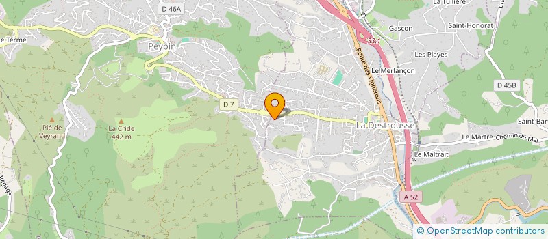 localisation de l'entreprise MONSIEUR BRUNO ZIMMERMAN  LA DESTROUSSE