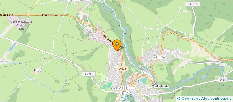 localisation de l'entreprise MONSIEUR BRUNO ZOCCOLA à CLAIRVAUX-LES-LACS