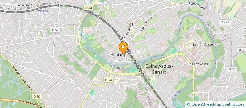 localisation de l'entreprise MONSIEUR BRUNOY ELOUAN  BRUNOY