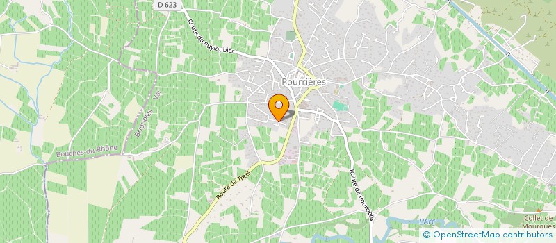 localisation de l'entreprise MONSIEUR BRYAN ANZALONE  POURRIERES