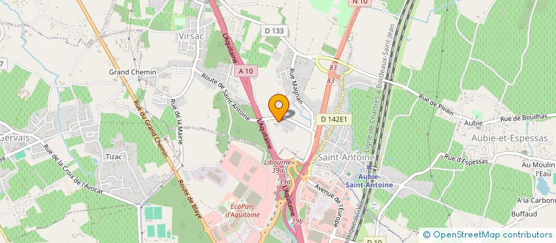 localisation de l'entreprise MONSIEUR BRYAN ASCARGORTA à VIRSAC