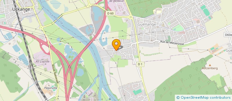 localisation de l'entreprise MONSIEUR BRYAN AU  GUENANGE