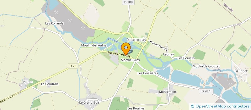 localisation de l'entreprise MONSIEUR BRYAN AUBRY à SAUMERAY