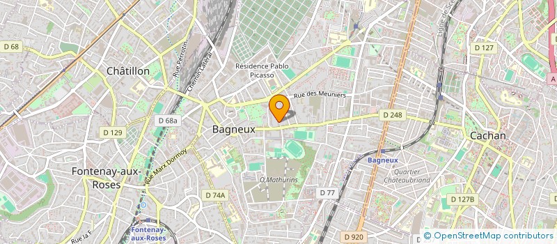 localisation de l'entreprise MONSIEUR BRYAN AYISSI à BAGNEUX