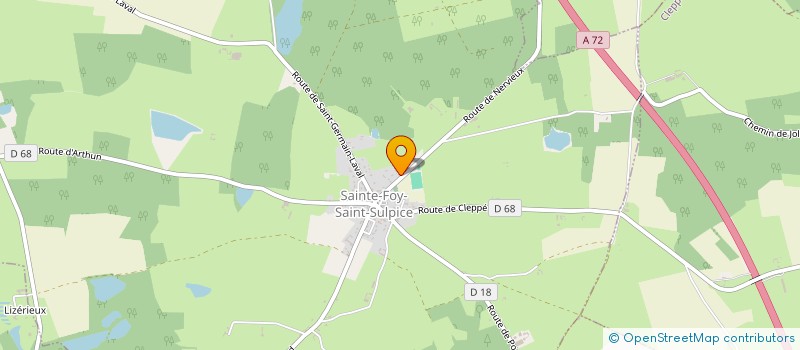 localisation de l'entreprise MONSIEUR BRYAN BARBIER  SAINTE-FOY-SAINT-SULPICE