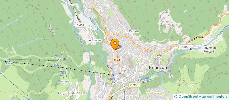 localisation de l'entreprise MONSIEUR BRYAN BARE GUILLET  BRIANCON