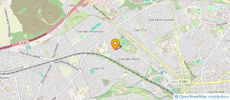 localisation de l'entreprise MONSIEUR BRYAN BAVIERE  LENS