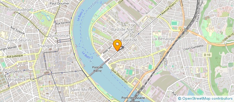 localisation de l'entreprise MONSIEUR BRYAN BERTRAND  BORDEAUX