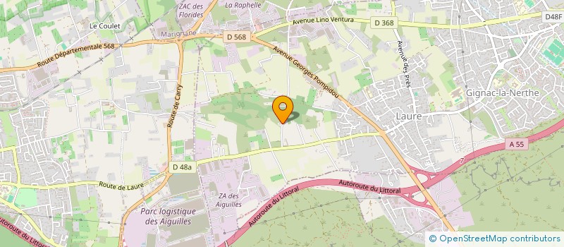 localisation de l'entreprise MONSIEUR BRYAN BIANCONI DESLYS  GIGNAC-LA-NERTHE