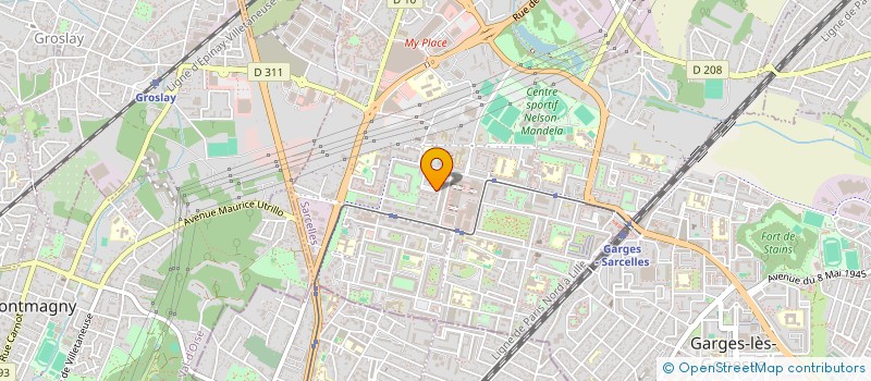 localisation de l'entreprise MONSIEUR BRYAN BITTON à SARCELLES