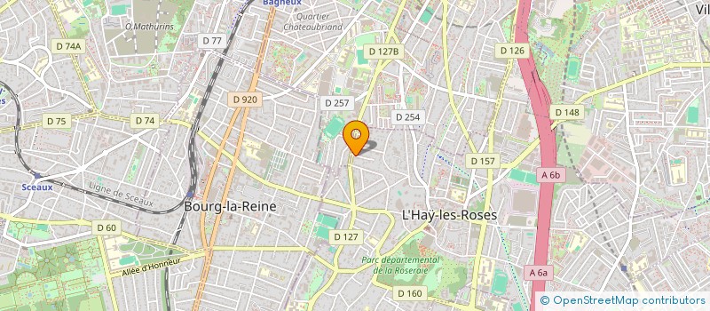 localisation de l'entreprise MONSIEUR BRYAN BLINKER  L'HAY-LES-ROSES