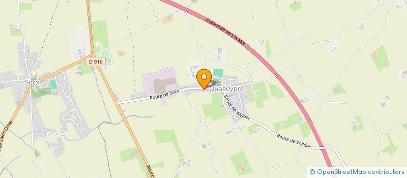 localisation de l'entreprise MONSIEUR BRYAN BOUSSEMAERE  QUAEDYPRE