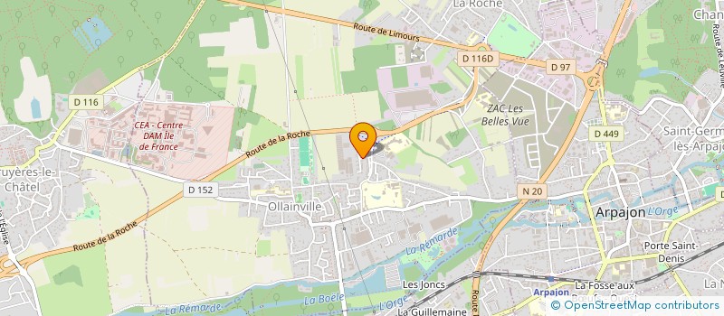 localisation de l'entreprise MONSIEUR BRYAN BRISSET  OLLAINVILLE