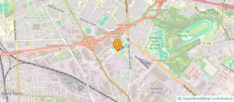 localisation de l'entreprise MONSIEUR BRYAN BRUN  VENISSIEUX