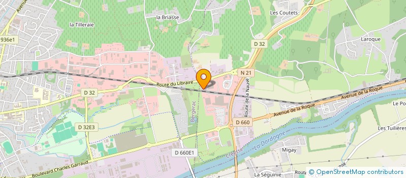 localisation de l'entreprise MONSIEUR BRYAN BUSSARD  CREYSSE