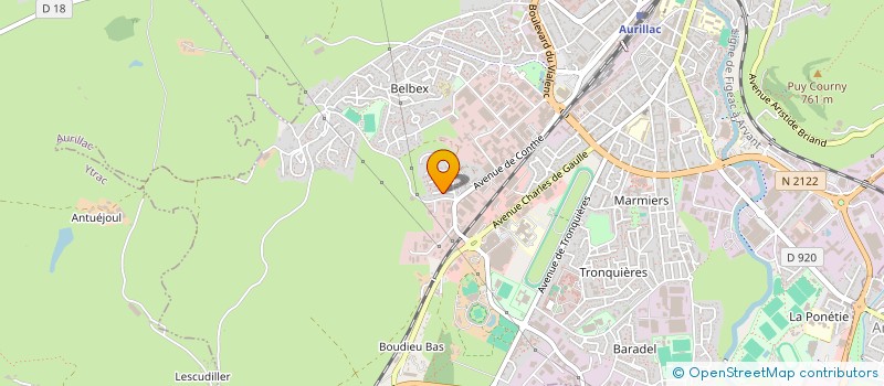 localisation de l'entreprise MONSIEUR BRYAN CALDAMAISON à AURILLAC