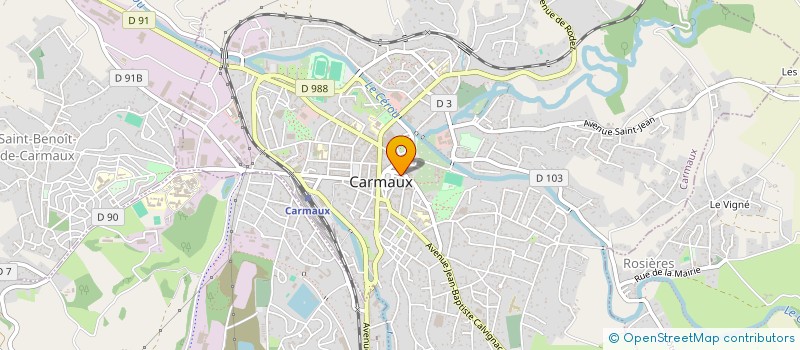 localisation de l'entreprise MONSIEUR BRYAN CANNENTERRE  CARMAUX