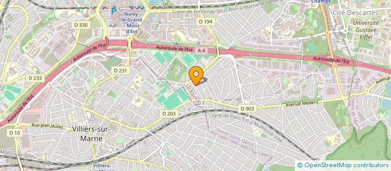 localisation de l'entreprise MONSIEUR BRYAN CANNIZZO  NOISY-LE-GRAND