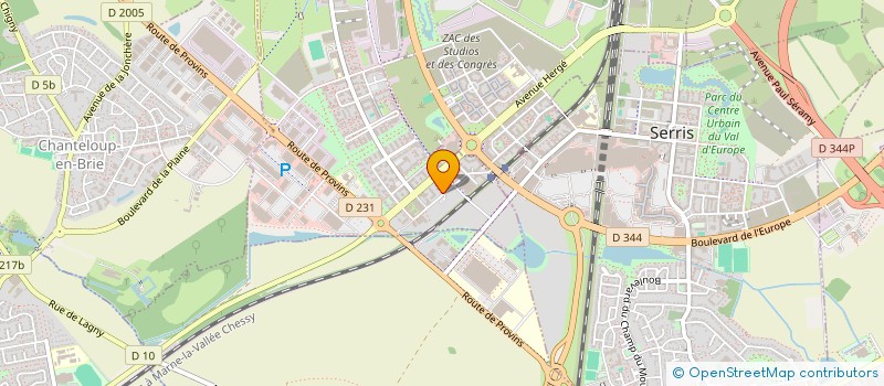 localisation de l'entreprise MONSIEUR BRYAN CARRETTE  MONTEVRAIN