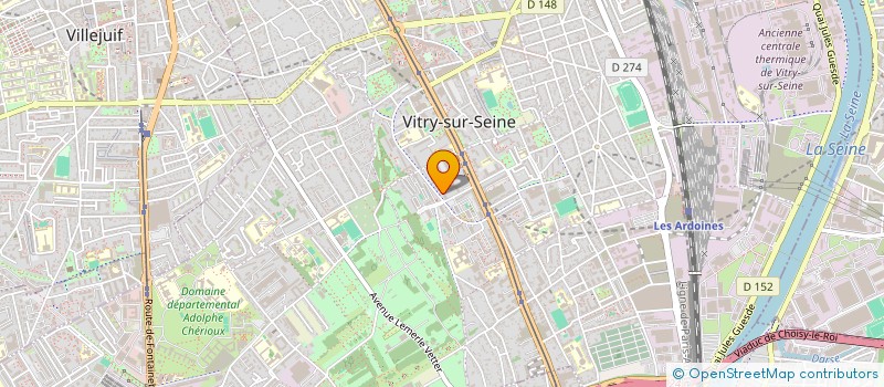 localisation de l'entreprise MONSIEUR BRYAN CHANG à VITRY-SUR-SEINE