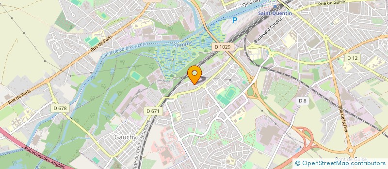 localisation de l'entreprise MONSIEUR BRYAN CHASSAGNOUX à GAUCHY