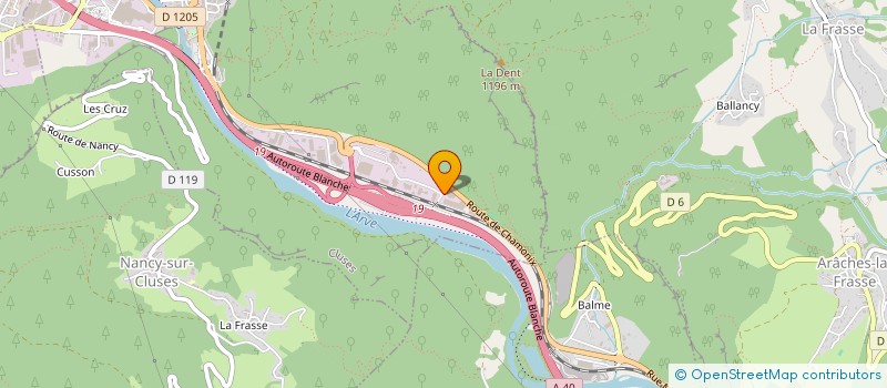 localisation de l'entreprise MONSIEUR BRYAN CHASSARD  CLUSES