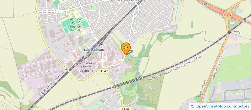 localisation de l'entreprise MONSIEUR BRYAN CHEMITH  GOUSSAINVILLE