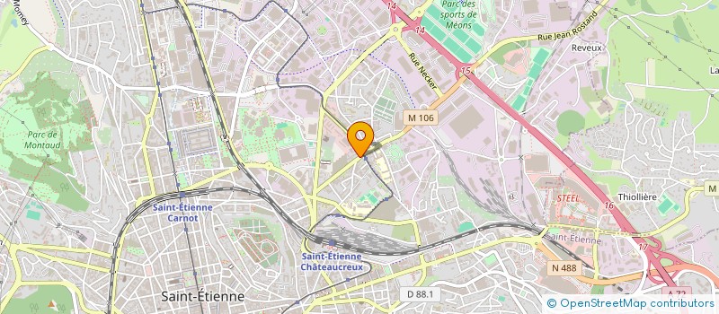 localisation de l'entreprise MONSIEUR BRYAN CHICHIGNOUD  SAINT-ETIENNE