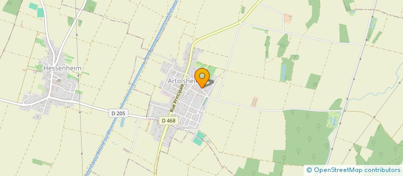 localisation de l'entreprise MONSIEUR BRYAN CORNOCOPIO  ARTOLSHEIM