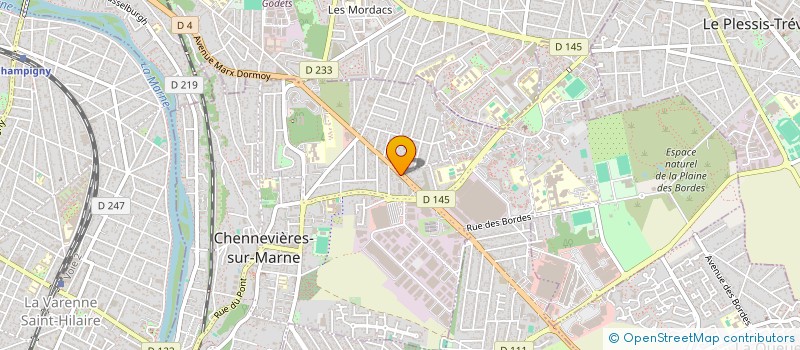 localisation de l'entreprise MONSIEUR BRYAN CORREIA CEU  CHENNEVIERES-SUR-MARNE