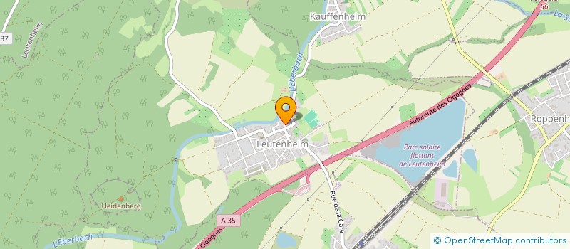 localisation de l'entreprise MONSIEUR BRYAN CRIQUI  LEUTENHEIM