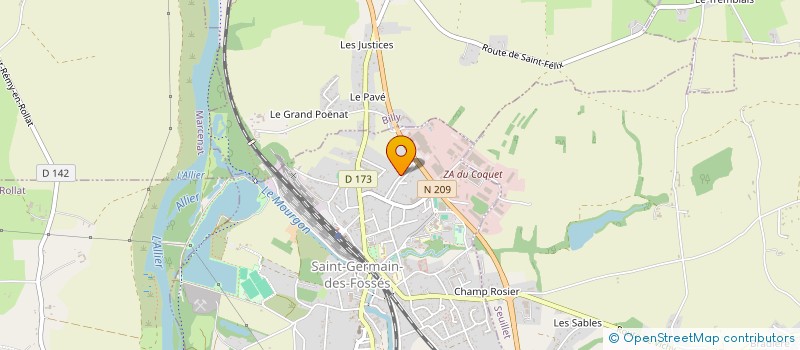 localisation de l'entreprise MONSIEUR BRYAN CUNY  SAINT-GERMAIN-DES-FOSSES