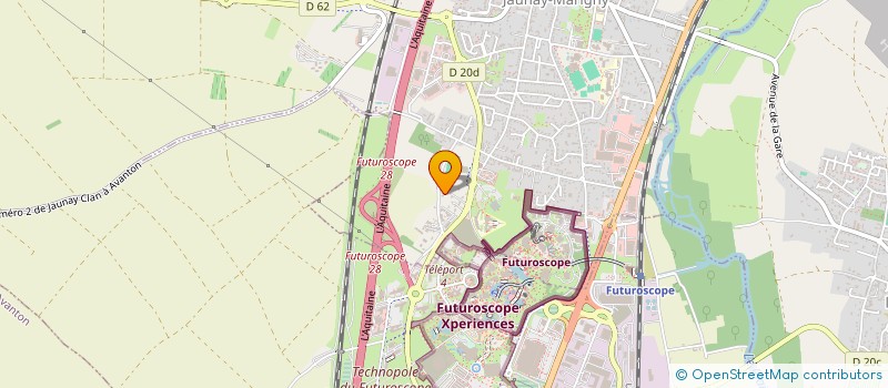 localisation de l'entreprise MONSIEUR BRYAN DAILLY  JAUNAY-MARIGNY