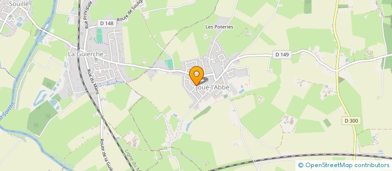 localisation de l'entreprise MONSIEUR BRYAN DEBONNE  JOUE-L'ABBE